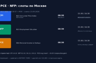 CPI, PCE и NFP по Москве: три слота, одна карта