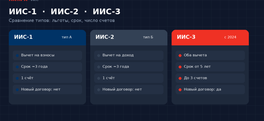 Сравнение ИИС-1 ИИС-2 ИИС-3