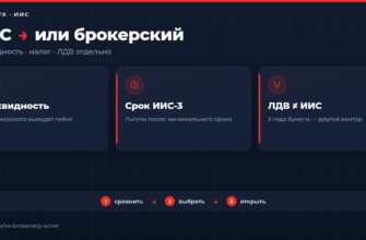 ИИС или брокерский счёт: ликвидность, налоги и ЛДВ