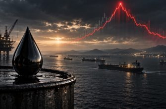 Нефть Brent снижается после резкого ценового скачка