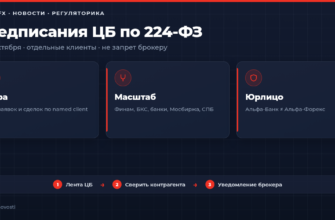 Предписания Банка России по 224-ФЗ 13–14 октября 2026 для отдельных клиентов