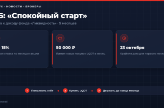 Акция ВТБ «Спокойный старт»: доплата до 35% годовых на покупку паёв фонда «Ликвидность»
